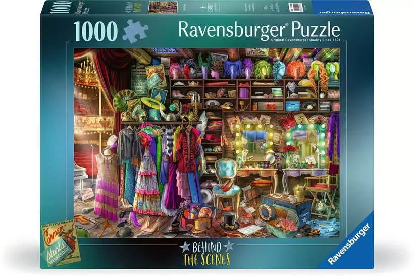 Ravensburger Puzzle 175178 - Behind The Scenes Puzzle 1000 Teile
