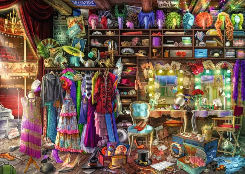 Ravensburger Puzzle 175178 - Behind The Scenes Puzzle 1000 Teile