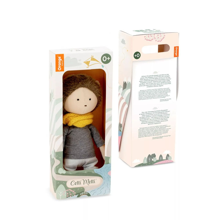 Plüsch und Stofftier "HEINRICH DER IGEL" - 100% Baumwolle ab 0+ - myshop-ffm