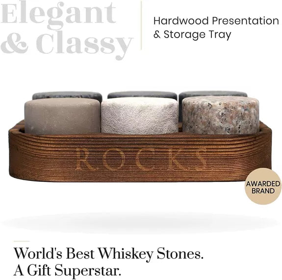 Die Original ROCKS™ Whiskey Chilling Stones