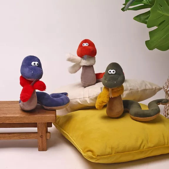 Plüsch und Stofftier "JONNY DIE SCHLANGE" 15 cm - ab 0+