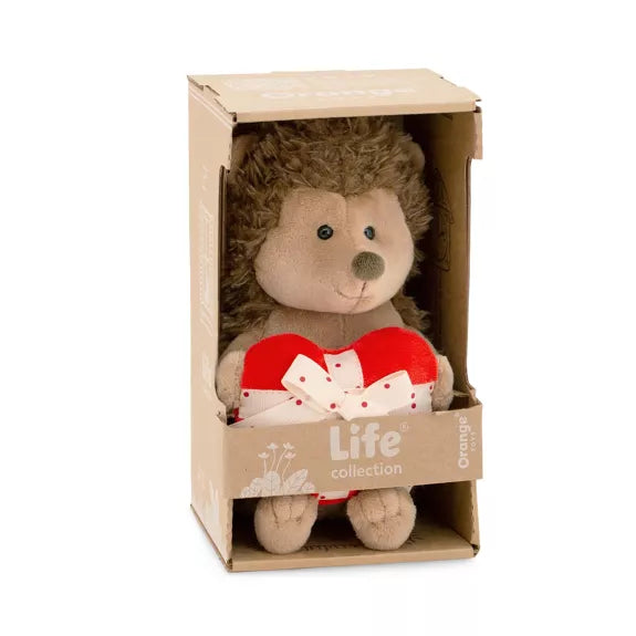 Plüsch und Stofftier "Prickle der Igel mit Herz " Life Collection 25 cm