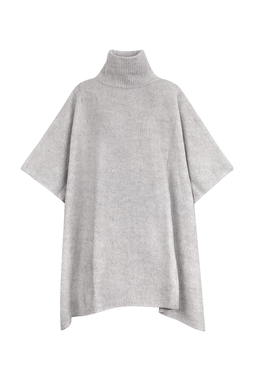 Damen Winter Warm Poncho Pullover Rollkragen Einheitsgröße