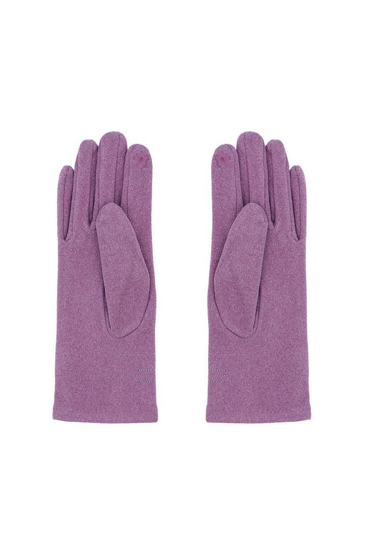 Damen Winter Warm Handschuhe "Zarte Schleife" Einzelne Finger Touchable