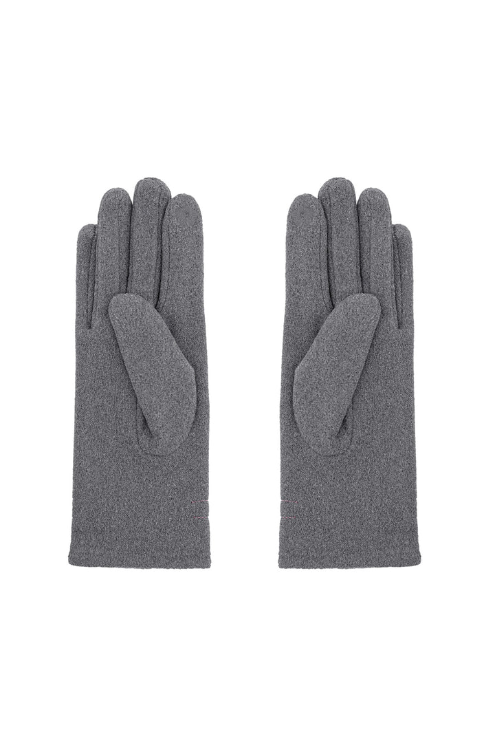 Damen Winter Warm Handschuhe "Zarte Schleife" Einzelne Finger Touchable