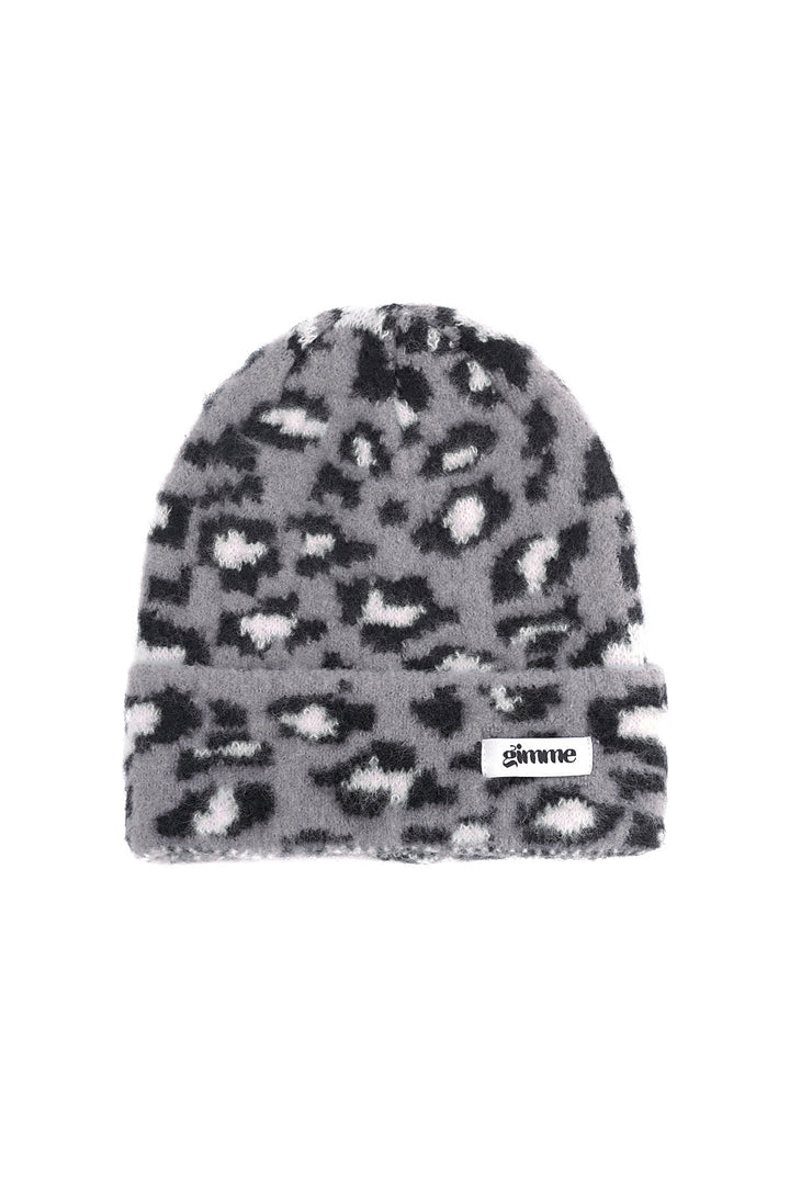 Damen Winter Mütze "Panther-Muster" Wintermütze Beanie verschiedene Farben
