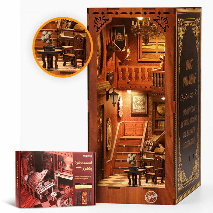 Rolife "BOOKNOOK & Wonderland BOOKSTORE" TGB07 DIY 3D-Holz-Buchecke - myshop-ffm