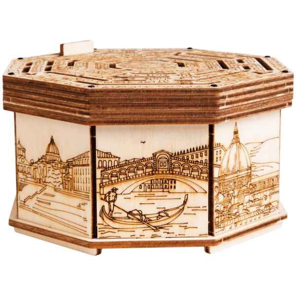 Escape Welt HOLZ SECRETBOX LABYRINTH - Escape Room Spiel - Rätsel - myshop-ffm