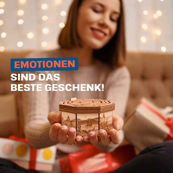 Escape Welt HOLZ SECRETBOX LABYRINTH - Escape Room Spiel - Rätsel - myshop-ffm