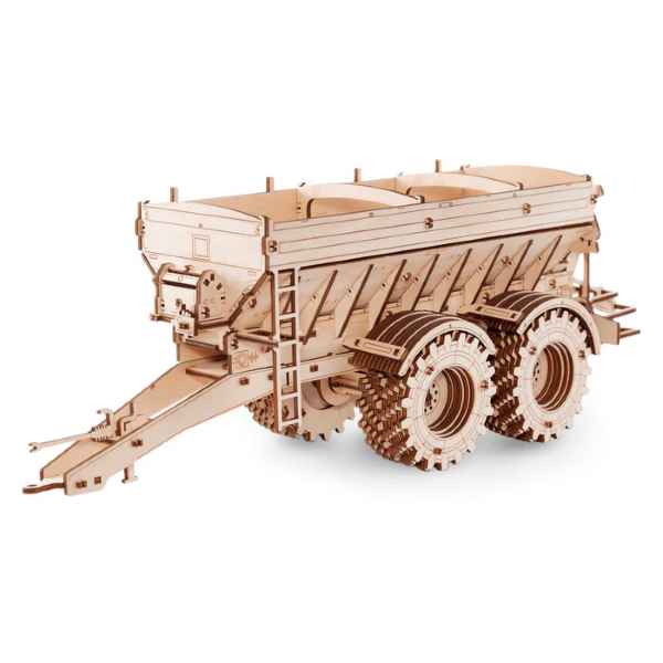ECO WOOD ART "Trailer" Kirovets für K-7M Traktor Mechanisches 3D Holzmodell - myshop-ffm
