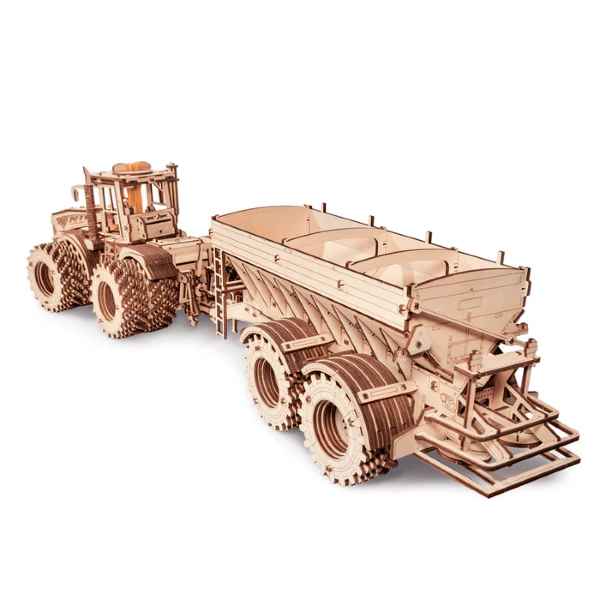 ECO WOOD ART "Trailer" Kirovets für K-7M Traktor Mechanisches 3D Holzmodell - myshop-ffm