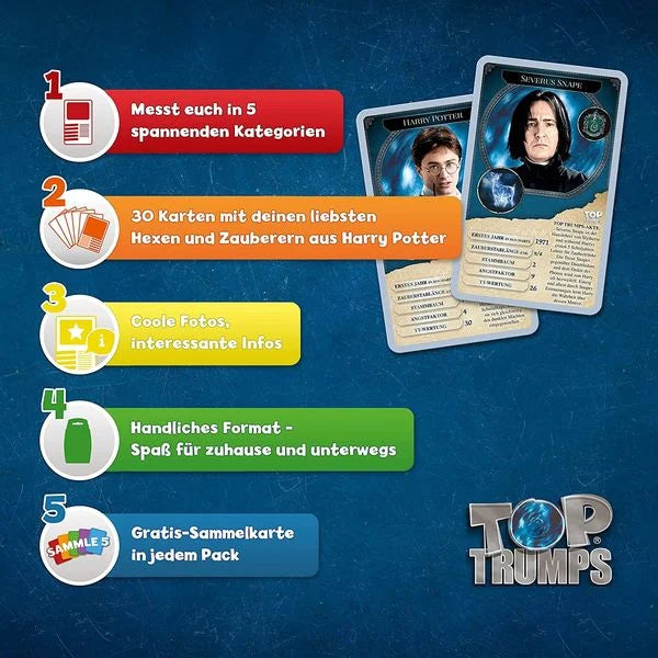 Winning Moves - Top Trumps - Quiz - Harry Potter - myshop-ffm