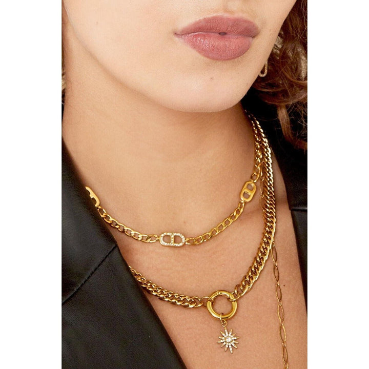 Anhänger "Dazzling" mit Zirkonen in Silber - myshop-ffm