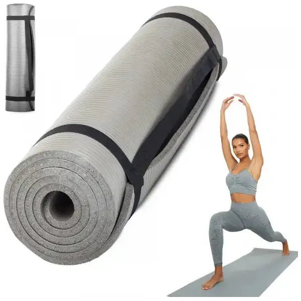 Areobic Yoga Fitness Yogamatte 180 x 60 cm in 2 Farben - myshop-ffm