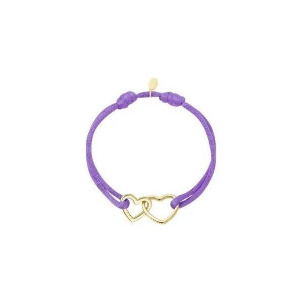 Armband aus Stoff in Lila & 4 verschiedenen Variationen - myshop-ffm