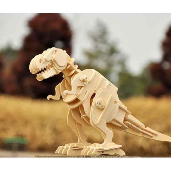 ROKR "The Walking T-Rex" Gehender Brüllender T-REX D210 3D Holzmodell - myshop-ffm