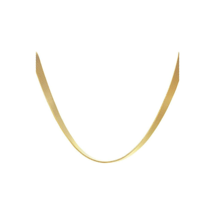 Elegante Halskette in Gold oder Silber - Länge 35-42 cm - myshop-ffm