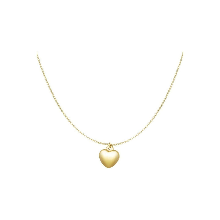 Halskette "Herz" in Gold oder Silber - Länge 39-44 cm - myshop-ffm