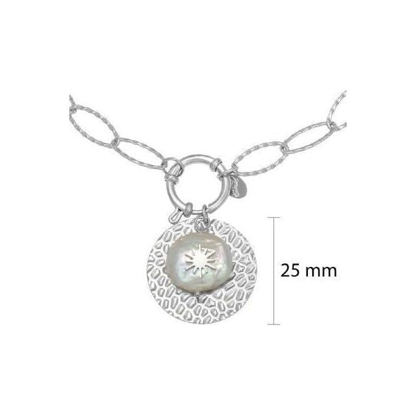 Halskette "Sea Treasure" in Silber - Länge 55 cm - myshop-ffm