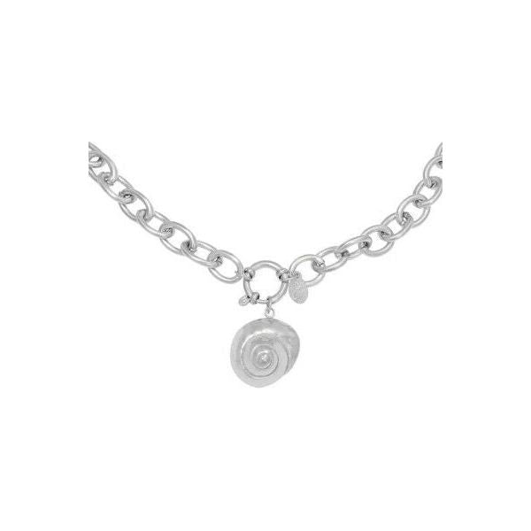 Halskette "Shell" in Silber - Länge 60 cm - myshop-ffm