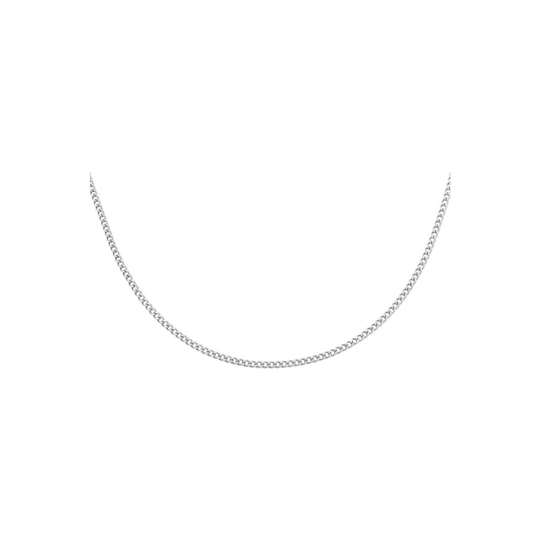 Halskette "Tiny Plain Chains" in Silber - Länge 35-40 cm - myshop-ffm