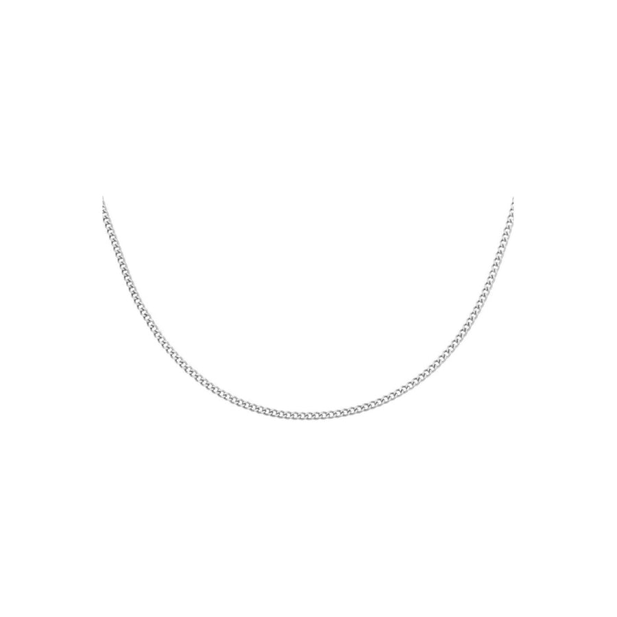 Halskette "Tiny Plain Chains" in Silber - Länge 35-40 cm - myshop-ffm