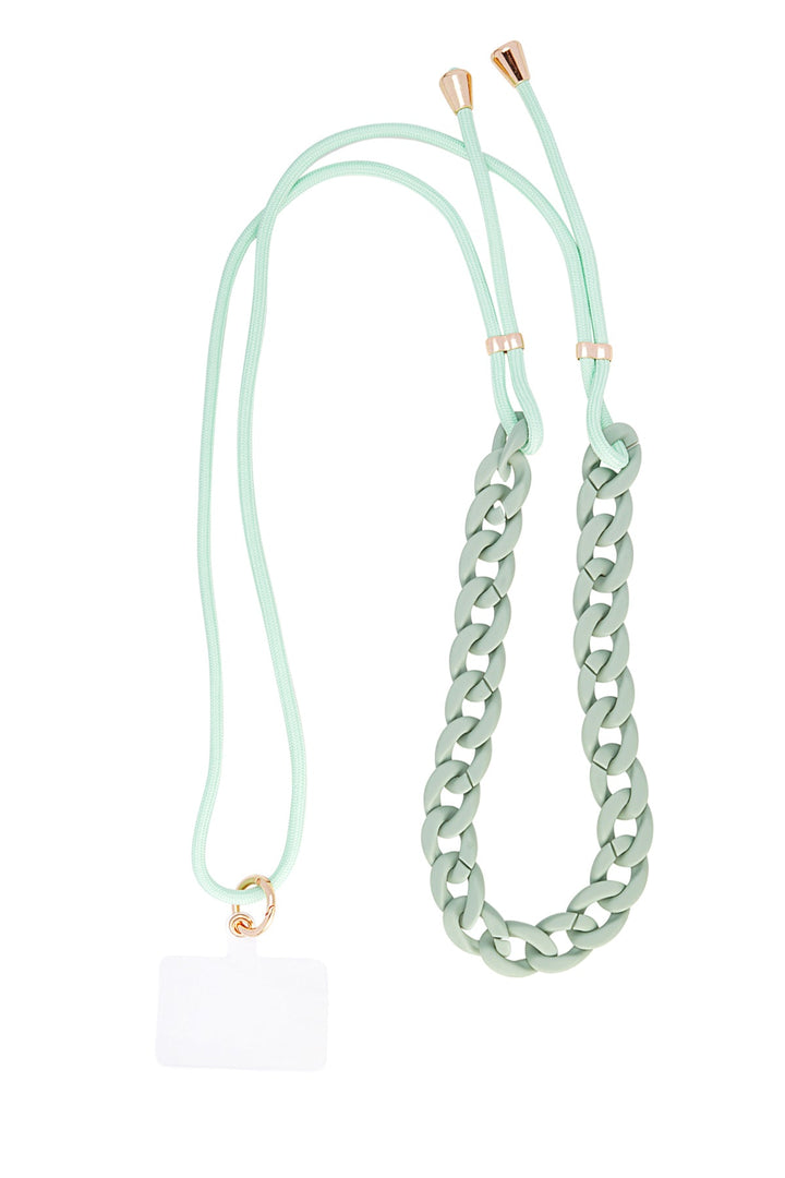 Handykette "Geschalt" in 3 trendigen Farben Länge 88 cm - myshop-ffm