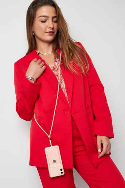 Handykette mit dezentem Aufdruck in 9 trendigen verschiedenen Farben - myshop-ffm