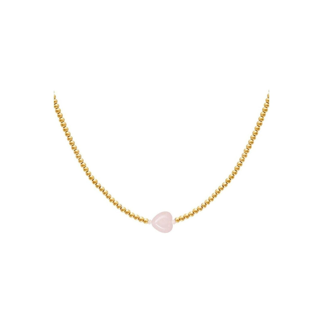 Herzkette "Summergirls-Kollektion" in Gold in verschiedenen Farben - Länge 39-44 cm - myshop-ffm