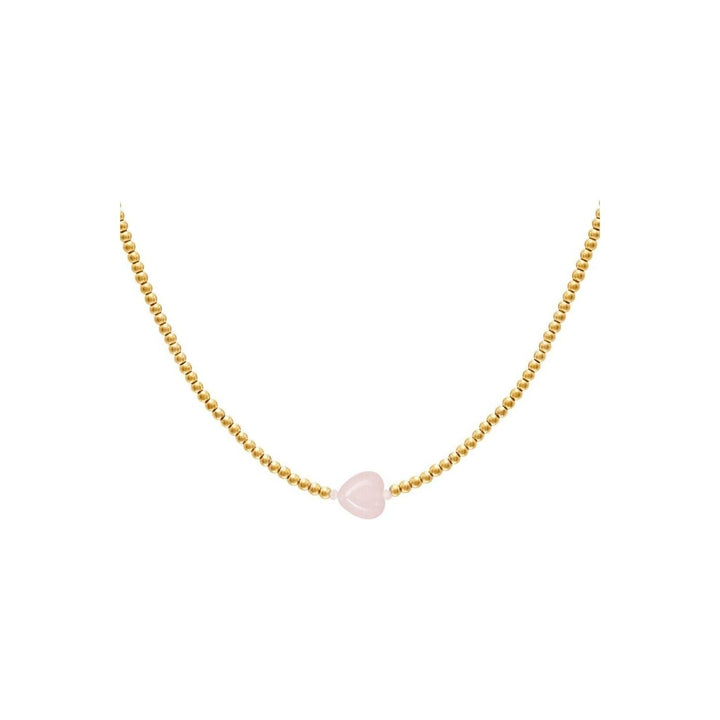 Herzkette "Summergirls-Kollektion" in Gold in verschiedenen Farben - Länge 39-44 cm - myshop-ffm