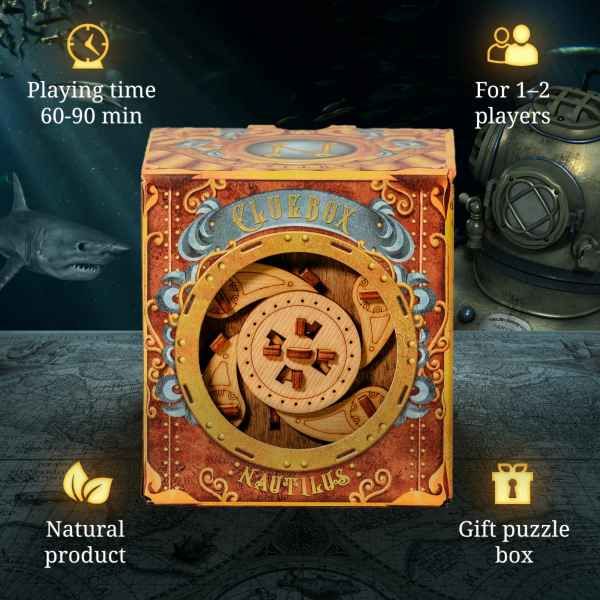 iDventure Cluebox - "Captain`s Nemo Nautilus" Escape Room in der Box - myshop-ffm