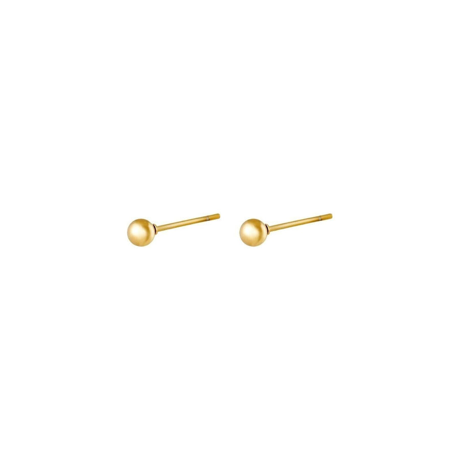 Ohrstecker "Midi Dot" in Gold oder Silber - 3 mm - myshop-ffm