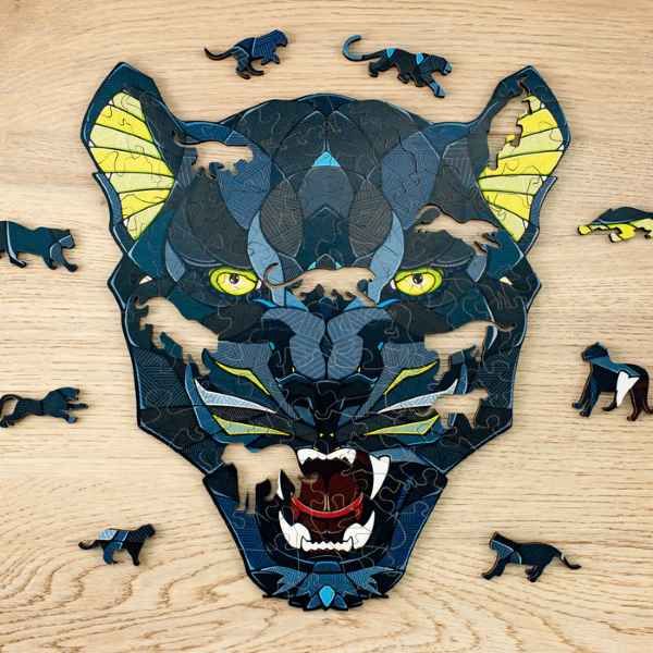 ECO WOOD ART "Panther" 2D Lege Puzzle Klassisches Puzzle Holz Puzzle - myshop-ffm