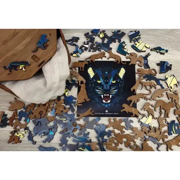 ECO WOOD ART "Panther" 2D Lege Puzzle Klassisches Puzzle Holz Puzzle - myshop-ffm