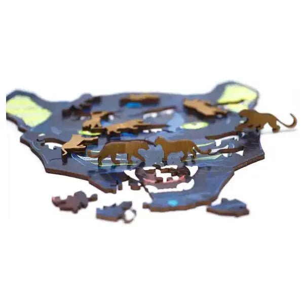 ECO WOOD ART "Panther" 2D Lege Puzzle Klassisches Puzzle Holz Puzzle - myshop-ffm