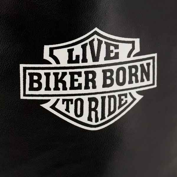 Plüsch und Stofftier "PO DAS NILPFERD - DER BIKER" 35 cm - myshop-ffm