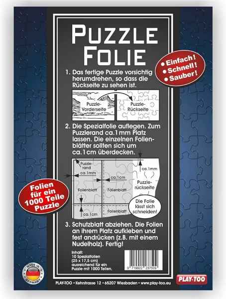 Puzzlekleber Puzzlefolie Conserver fix gemacht für 1000 Teile Puzzle Magic - myshop-ffm