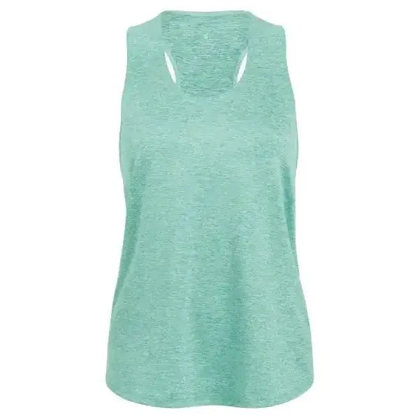 Racerback Sport Shirt "Heathered" Damen Tank Top - myshop-ffm