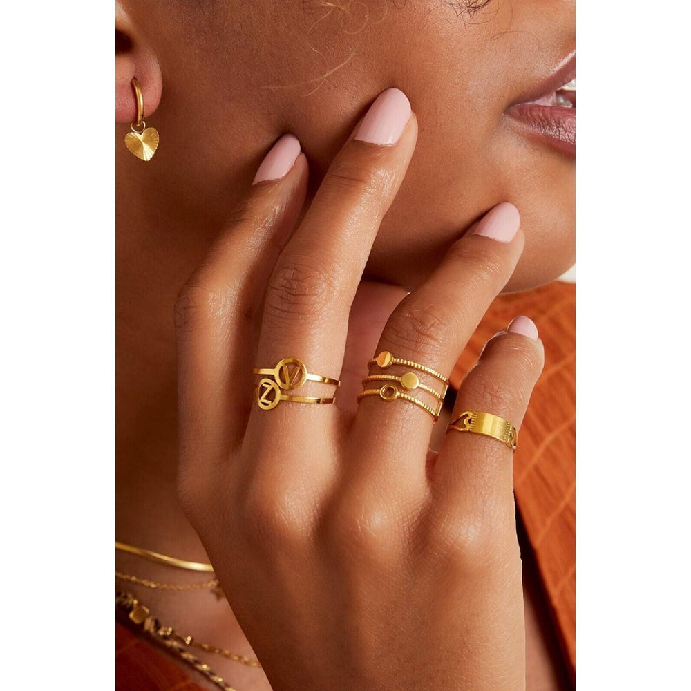 Ring "Doppelherzen" in Silber - myshop-ffm