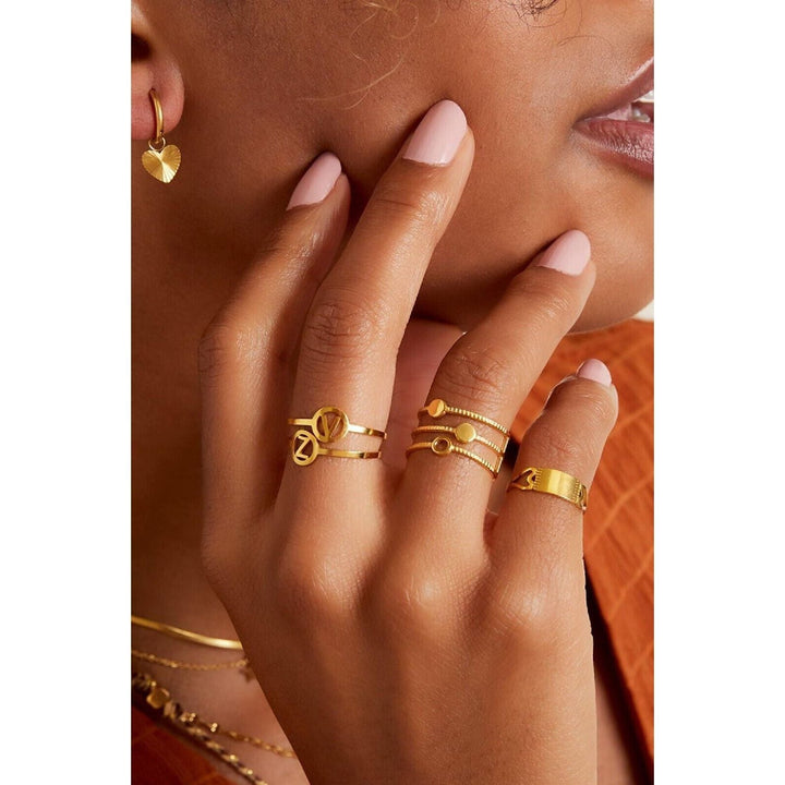 Ring "Doppelherzen" in Silber - myshop-ffm