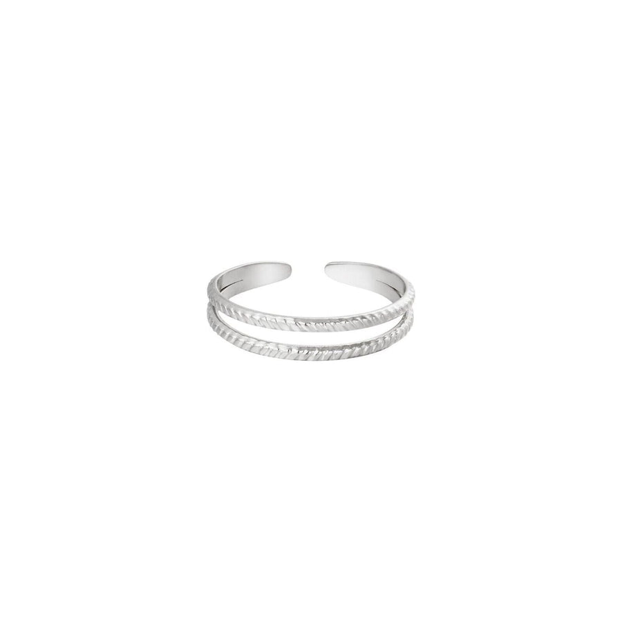 Ring "Miraculous" in Silber verstellbar - myshop-ffm