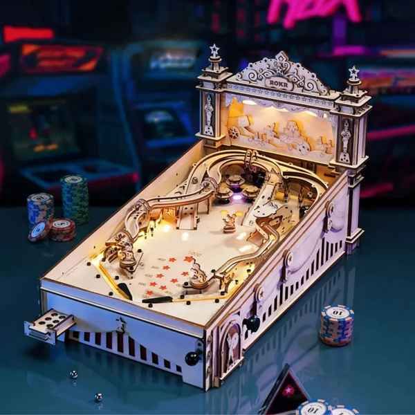 ROKR "3D Pinball Machine" - 3D-Holzmodell EG01 - myshop-ffm