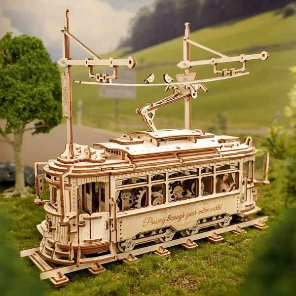 ROKR "Classic City Tram" Klassische Strassenbahn LK801 3D Holzmodell - myshop-ffm