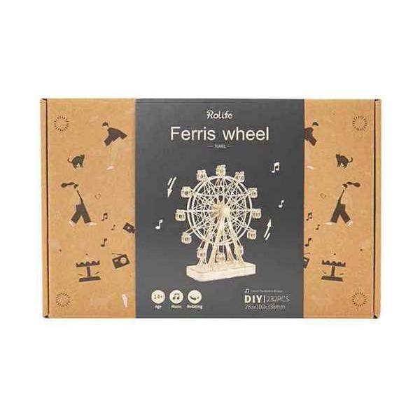 Rolife "Ferris Wheel Music Box" - Riesenrad TGN01 3D Holzmodell - myshop-ffm