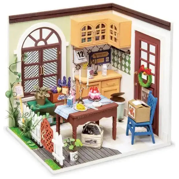 Rolife "Mrs Charlie's Esszimmer" DGM09 DIY Miniaturhaus 1:24 Holzpuzzle - myshop-ffm