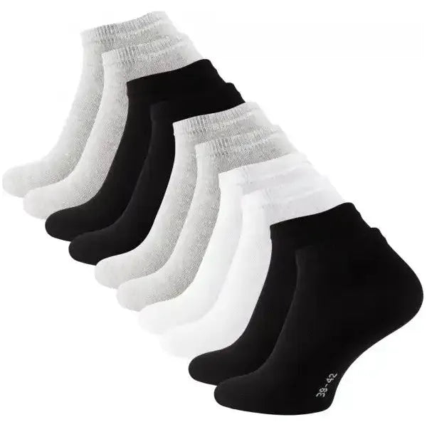 Sneaker-Socken Essentials 5er Pack - Unisex in 4 Größen - 3 Farben - myshop-ffm