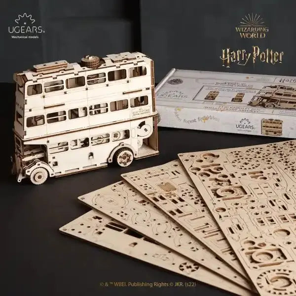 Ugears Harry Potter "Knight Bus™" mit magischen Funktionen DIY 3D Holzmodell - myshop-ffm