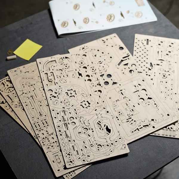 Ugears "Marble Run Chain Host" Murmel-Kettenbahn DIY - myshop-ffm