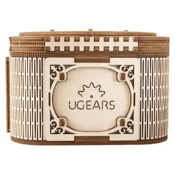 Ugears "Treasure Box" Schatztruhe 3D Modellbausatz aus Holz - myshop-ffm