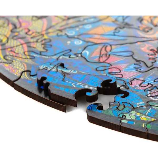 Unidragon "Die Anmutige Eule" in S, M, L, XL Klassisches Lege/Wand Puzzle aus Holz - myshop-ffm